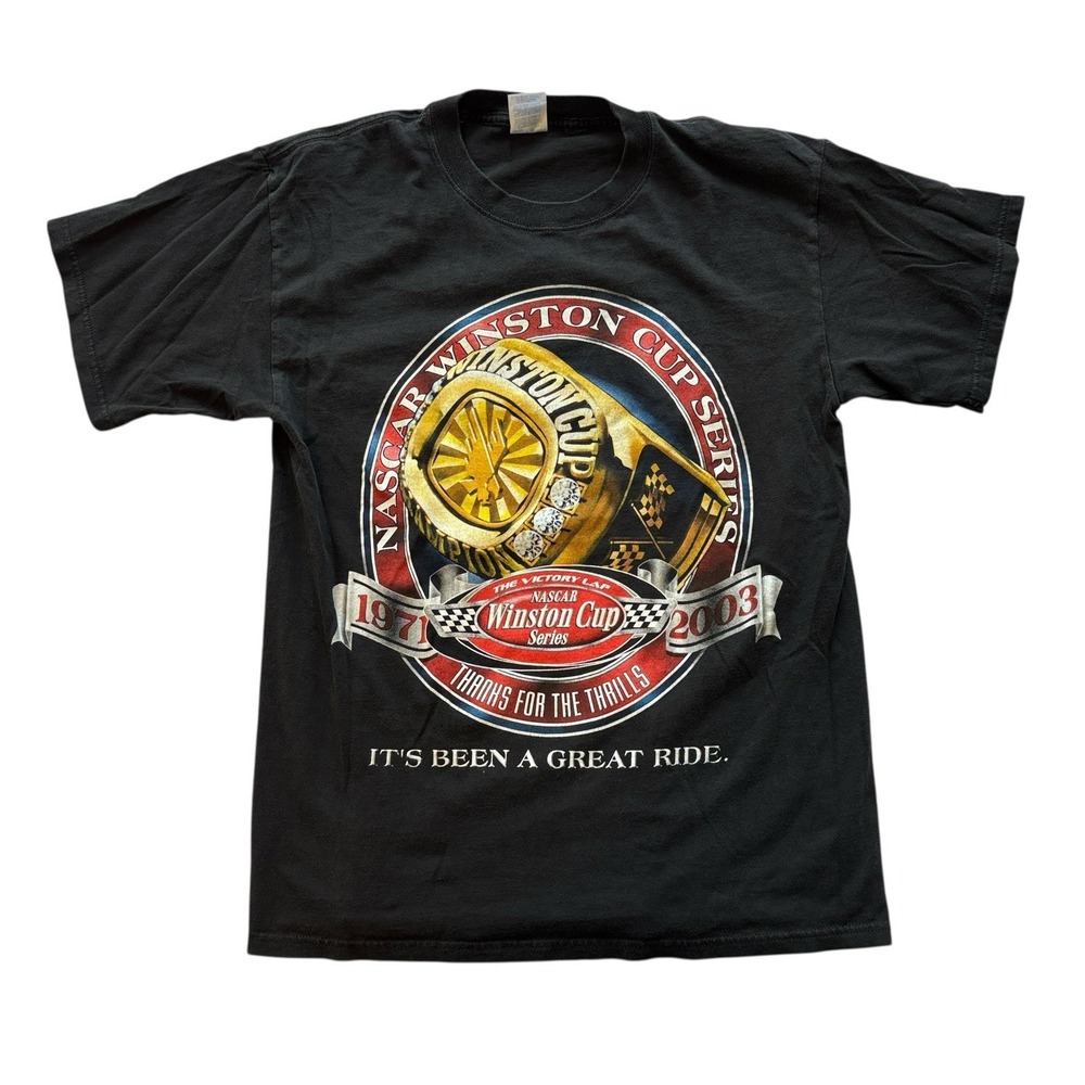 Vintage 2003 NASCAR Winston Cup Series 33 Years‎ Graphic T-shirt Sz Large